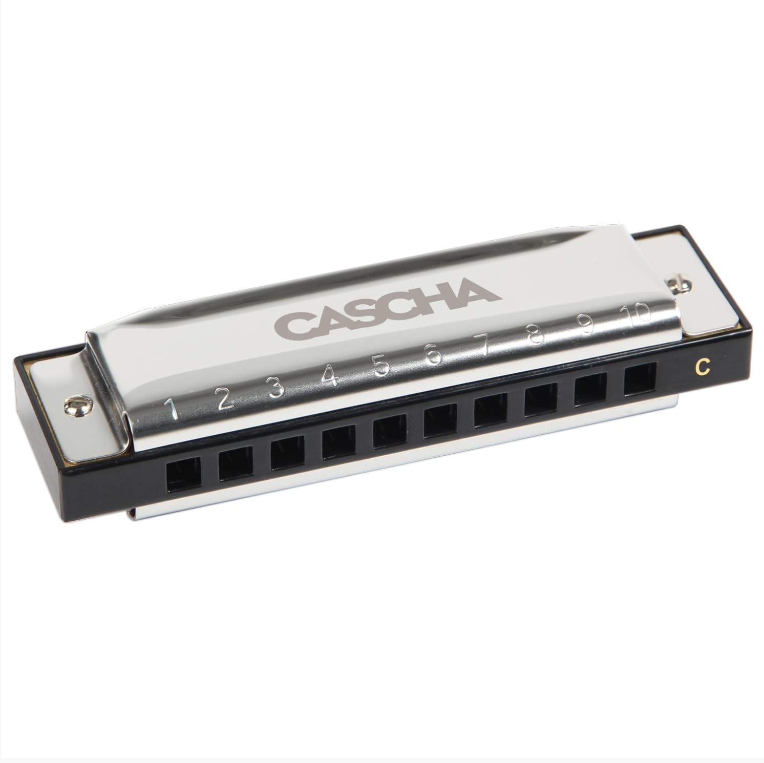 Blues Harmonica Set, (incl. 4 languages Method (DE/EN/FR/ES), case, cleaning cloth)