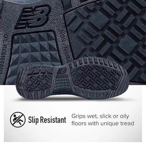 New Balance New Balance Quikshift Composite Toe Men's Industrial Work Shoes, Black/Black/Black, Size 8, Wide, Comfortable & Light Work Shoes for Men, Electric Hazard, Slip Resistant