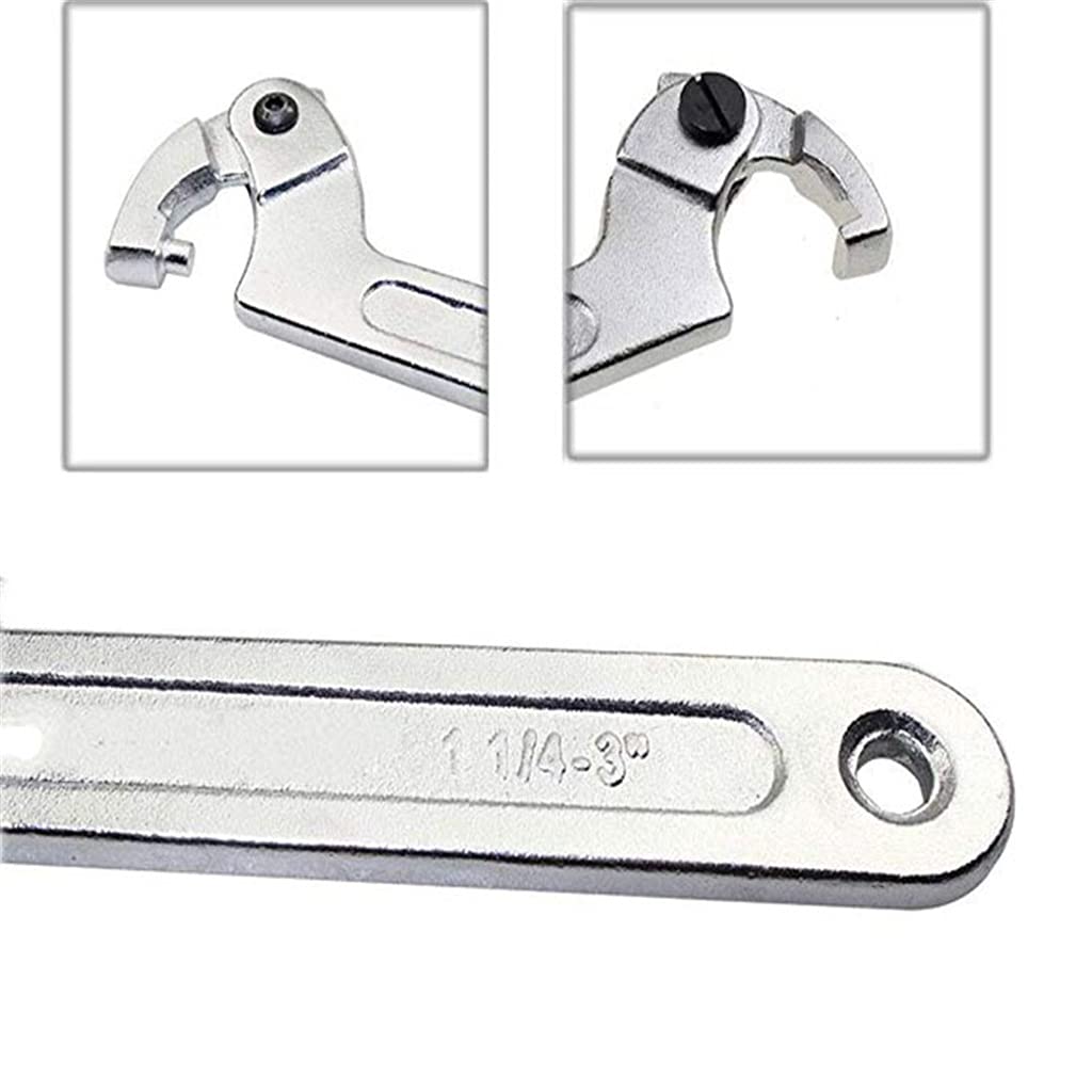 Klucz nastawny, 3/4 "19-51mm nastawny klucz hakowy C klucz narzędziowy chromowo-wanadowy ze skalą kluczowe narzędzia ręczne do nakrętek śruby
