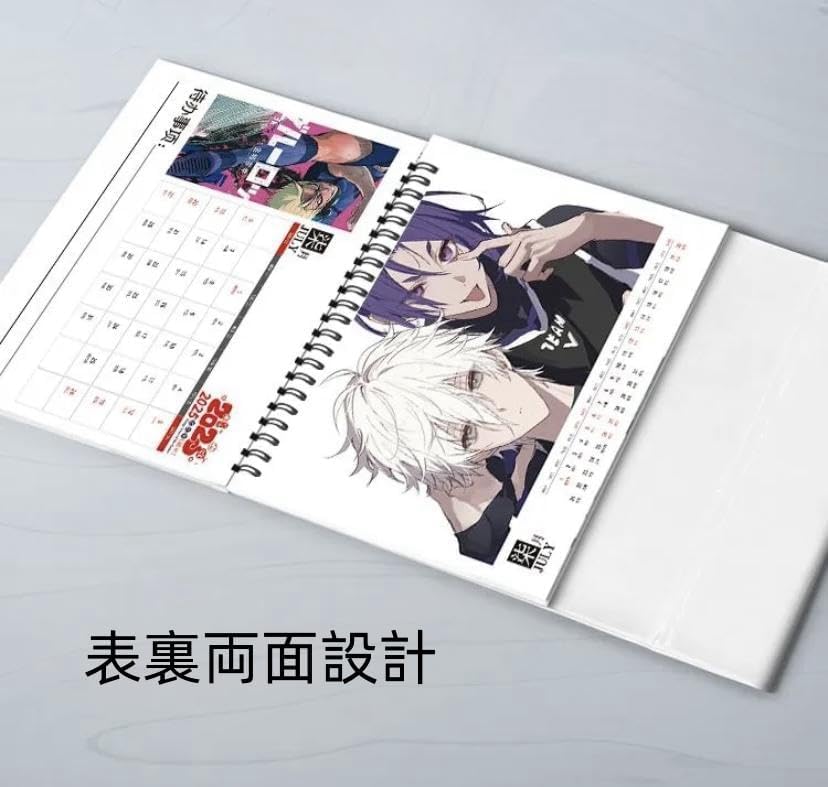Amazon.co.jp: FITTD(もも) ブルーロック 2025年 卓上カレンダー