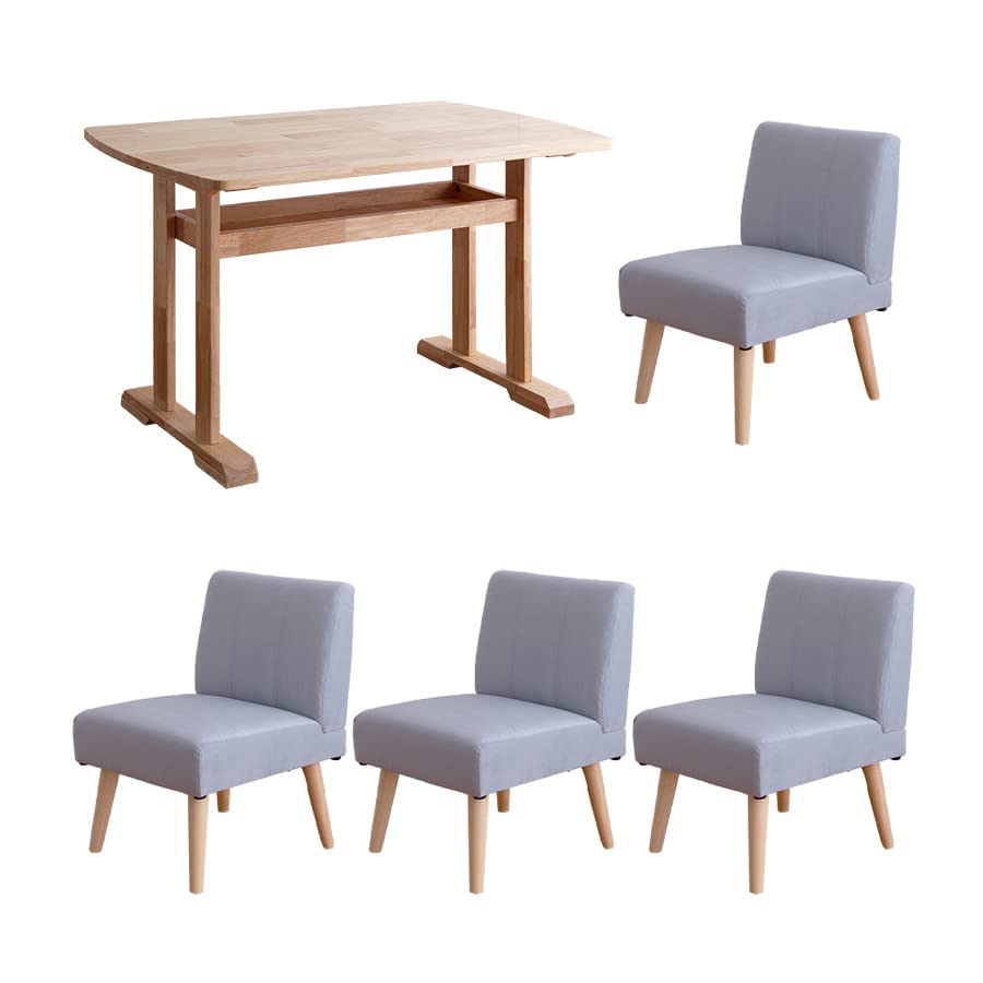 Amazon｜家具350 ダイニングテーブルセット 4人用 幅120cm 5点セット 