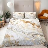 Motif 3D Créatif: Housse de couette Gris Doré est imprimée design et de la technologie de teinture réactive 3d, le motif est clair, vif. La housse couette imprimé 3d, le motif coloré est parfaite pour décorer votre chambre