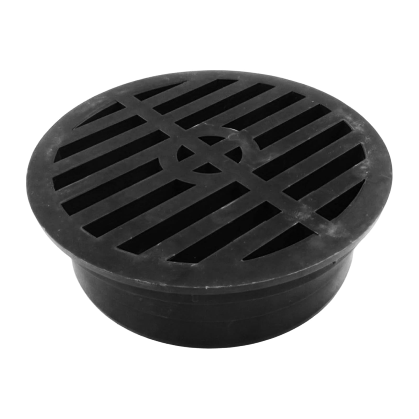 Apglsxy Black Practical Plastics Lawns Drain Cover Anti Clog Garden Drain Cover Filter Easy Install Drainage Covers Lawns Maintenance Round Drainage Grate