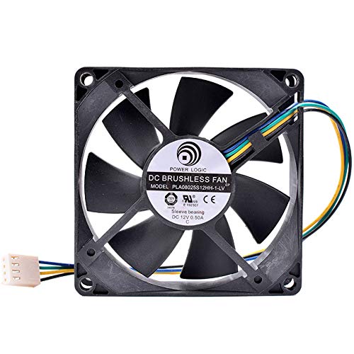 PLA08025S12HH-1-LV 8cm 8025 Computer CPU fan 12V 0.50A 4pin PWM cooling fan