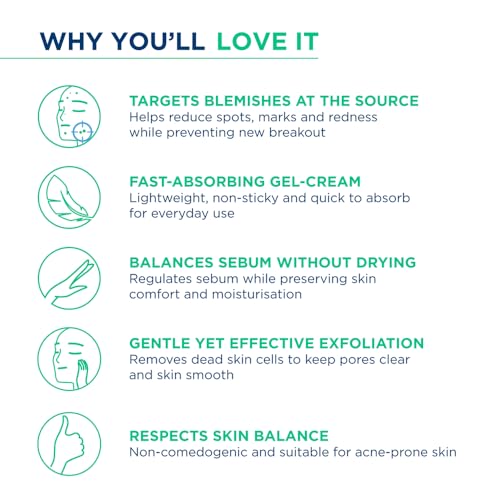 Image of Bioderma Sebium Kerato+ Anti-Blemish, Anti-Marks Gel Cream (30 ml)