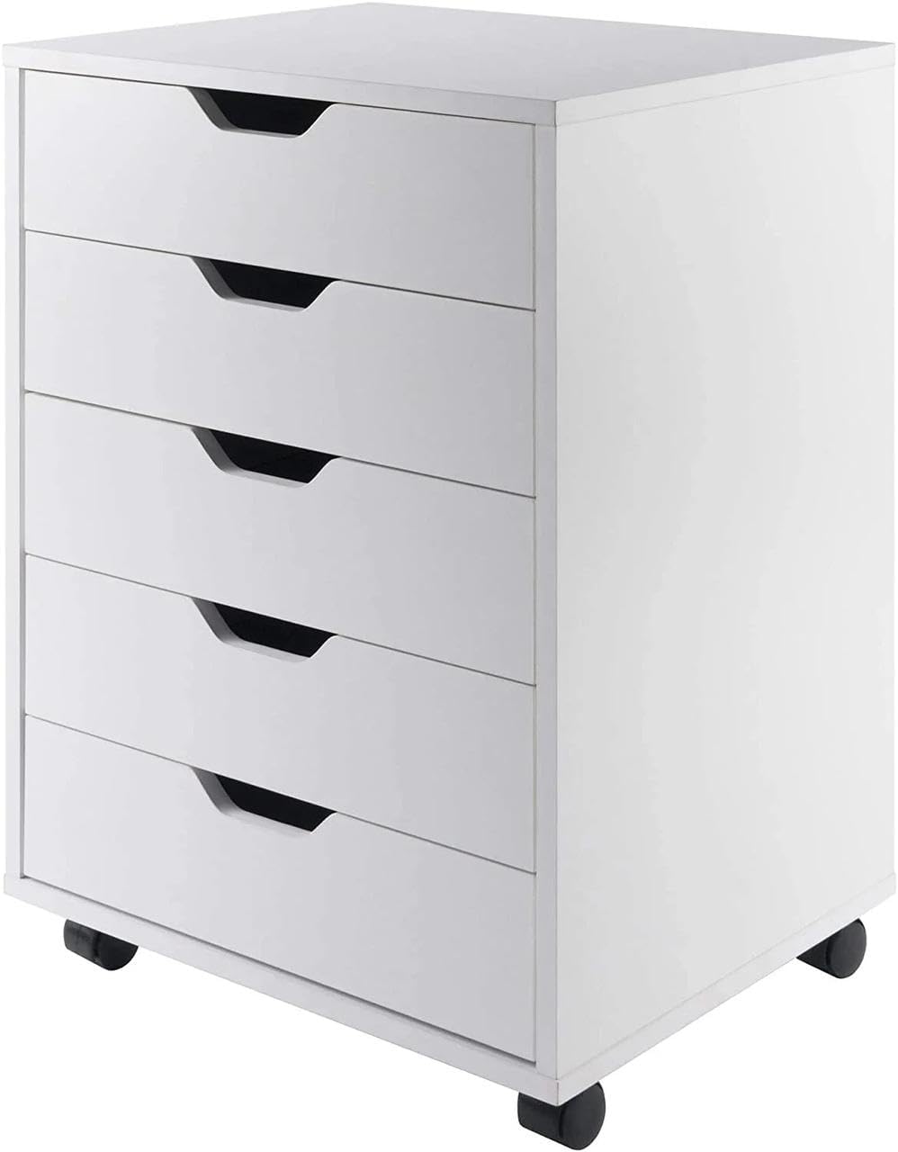 Moado 5-Drawer Wood Storage,Mobile File Cabinet with Wheels,White, We Value Your Feedback.If You Love Our or Have Any Issues, Please Consider Leaving a Review. It Helps us Improve.