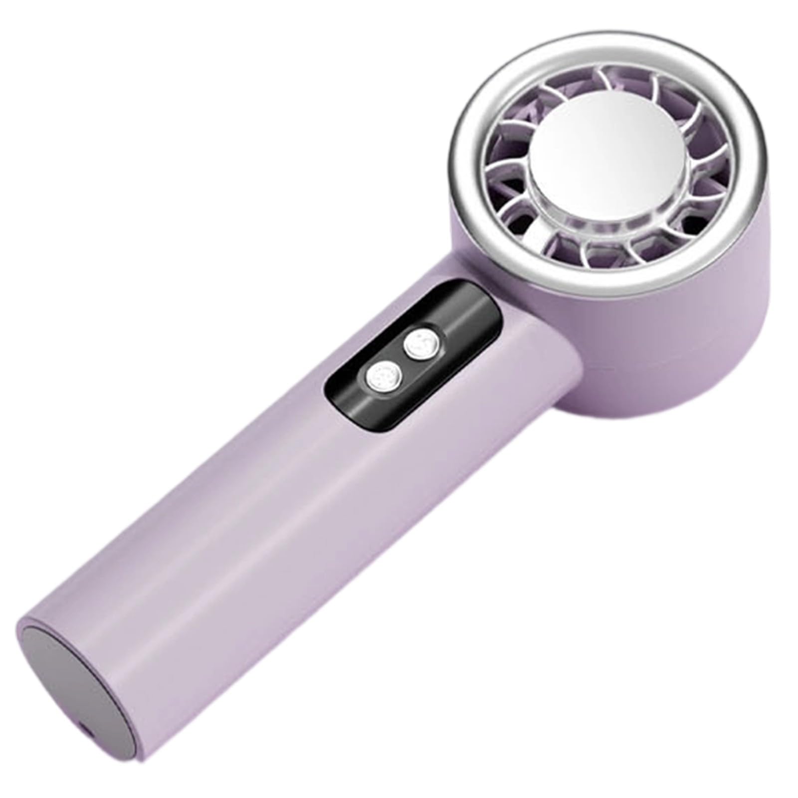 FGJsfhrDTU Portable Fan, Handheld Quiet Small 100 Speed Settings Portable Desk for Travel (Purple)