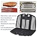 Utheer Cooking Grid Grate for Weber Q Series Gas Grills, Grill Replacement Parts for Weber, Matte Cast Iron (Medium)