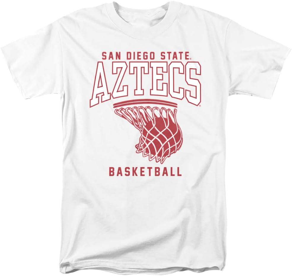 San Diego State University Basketball Hoop Unisex Adult T Shirt