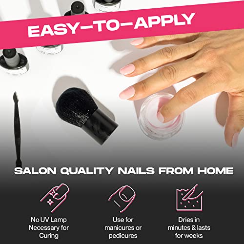 Nailboo PREMIUM Nail Dip Powder, Long-Lasting Dip Nails, Use With Nailboo Essential Liquids & Color Powder, Clear, 0.5 oz (1 Pack)