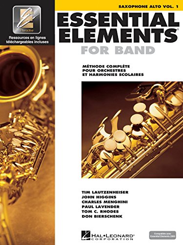 Essential Elements for Band avec EEi: Vol. 1 - Saxophone Alto, Language in French
