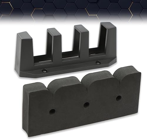 Miniatura 2 de PIT66 Soporte de caña de pescar montado soporte de caña horizontal 3 Barco de pesca Gear Pole Storage Holder Mount Plastic