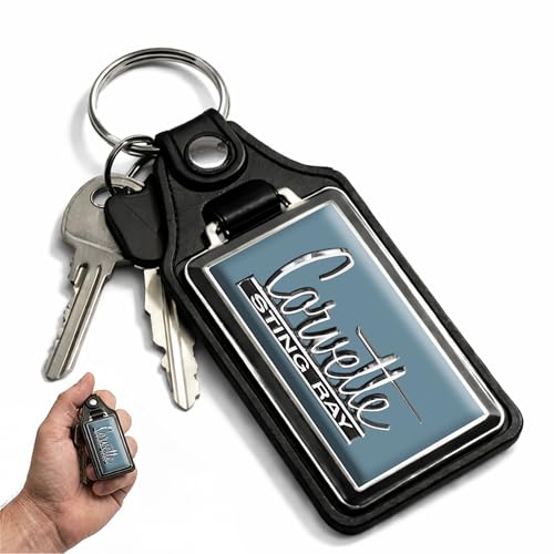 Image of Brotherhood Car Key Chain for Corvette - Classic Models Keychain for Men and Women Gift Key Ring Key Chain