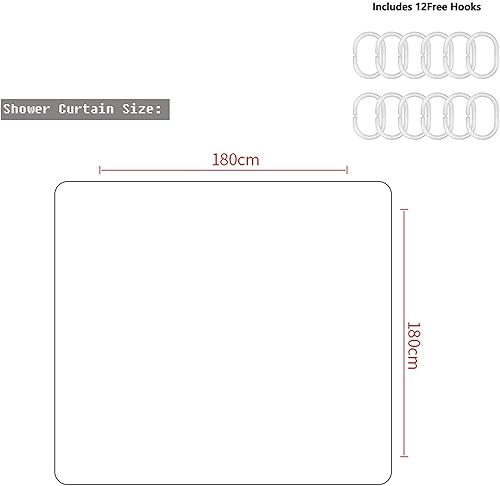 Miniatura 3 de Juego de cortinas de ducha de plumas de pavo real con alfombras para decoración de baño, cortinas de baño de plumas de lujo, juegos de baño azules y