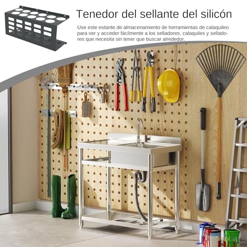 Porte-tube pour scellant mural de garage et atelier compact - 4