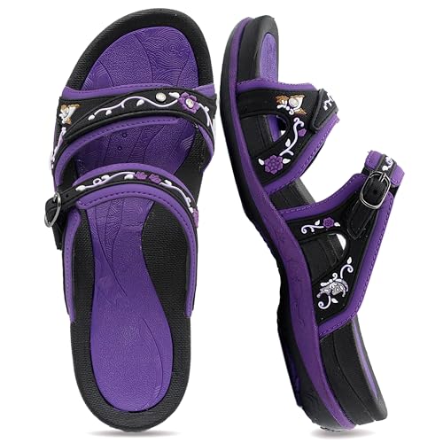 Image of Gold Pigeon Shoes SIGNATURE Comfort Walking Slides Sandals for Women | Arch Support, Waterproof, Non-Slip