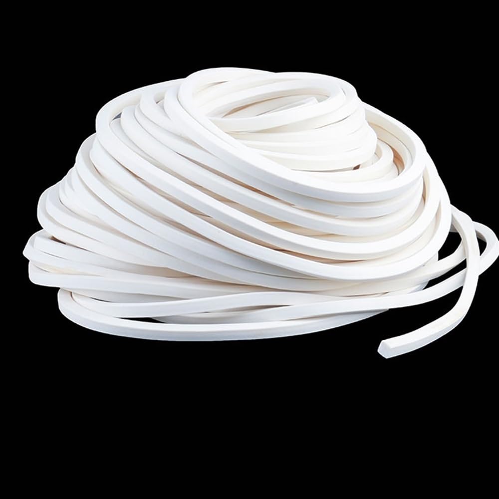 Guarnizione di tenuta del cordone Striscia di spugna in silicone quadrato bianco da 3 metri, guarnizione for porte e finestre 2x4 mm a 12x12, gomma espansa in, 1 pezz0(10x30mm)