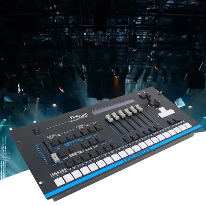 Image of Dabeatz 512 Channels DMX512 pilot 2000 DJ Light Mixing Controller for Stage Lighting, DJ Lights, Par Lights, Moving Head Lights and Pubs | LED Light Controllers | DMX Console,512CH Dmx512 Console