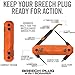 Real Avid Breech Plug 4-in-1 Scraper - Multi Tool for Muzzleloader Cleaning, Features 1.4