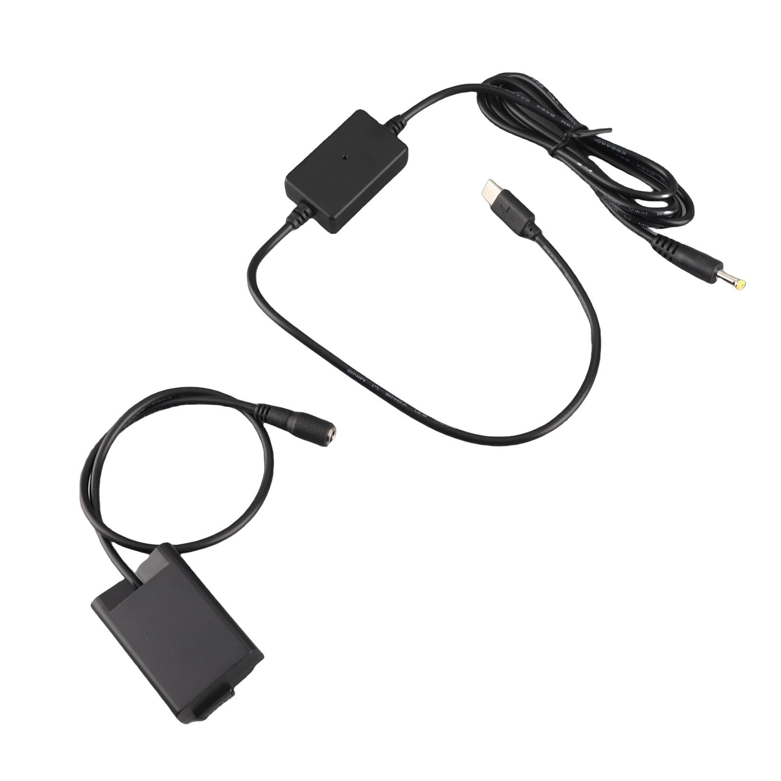 Akozon Batteria Fittizia EN EL25 EP 5G Accoppiatore CC con Adattatore di Tipo C per Fotocamere Z50 ZFC Z30