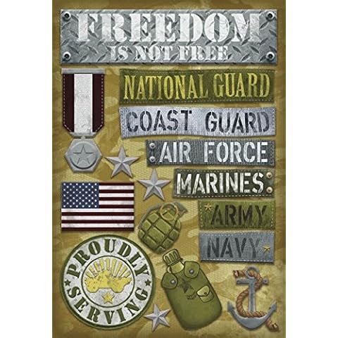 Karen Foster Design Acid and Lignin Free Scrapbooking Sticker Sheet, Proudly Serving Cover