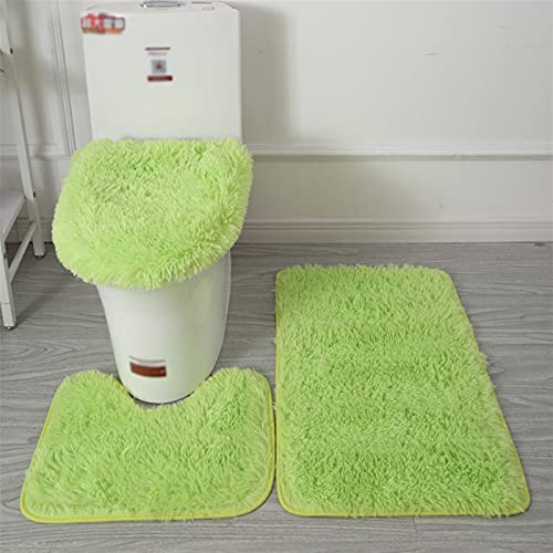 Lifup Badteppich Set 3 Teiliges, rutschfeste Shaggy Badematte, Flauschig Contour Badteppich,...