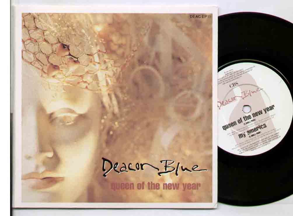 DEACON BLUE - QUEEN OF THE NEW YEAR ( 4 track gatefold ep ) - 7 inch vinyl / 45