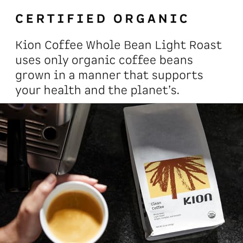 Kion Clean Coffee - Café Orgánico en Grano - Tostado Suave - 12 Oz miniatura 3