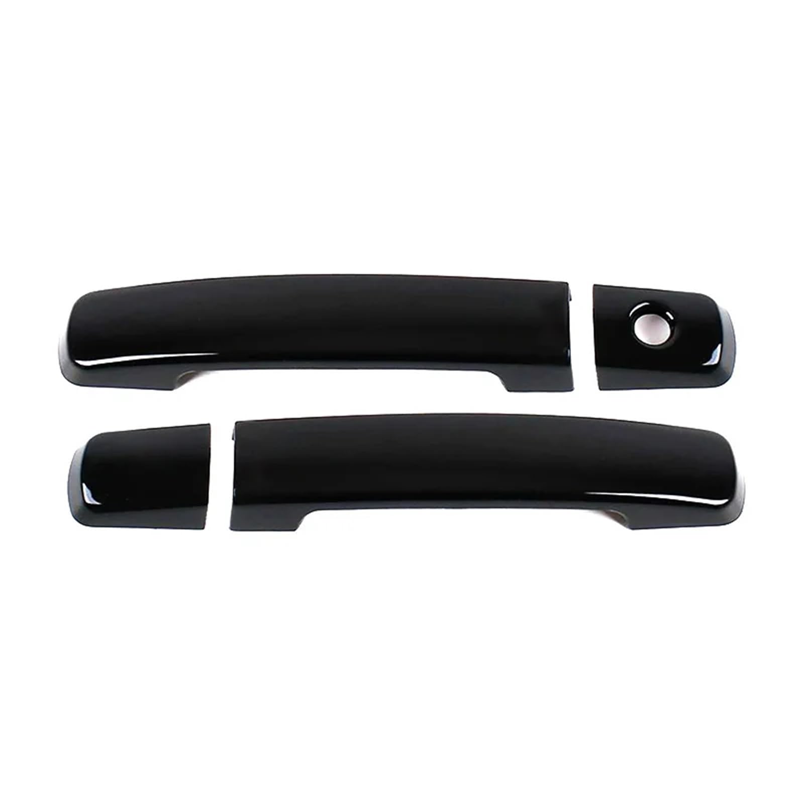 BQWYEDPL Fit for Nissan Xterra N50 2006-2015 Door Bowl Handle Scratch Resistant Modification Accessories Car Door Latch Handle(2 1hole Bright Black)
