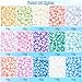 PH PandaHall 1500pcs Candy Color Seed Beads 15 Colors Glass Beads, 6/0 4mm Waist Beads Spacer Beads Tiny Glass Bead Kit for DIY Crafts Supplies Earrings Necklaces Bracelet Jewelry Making