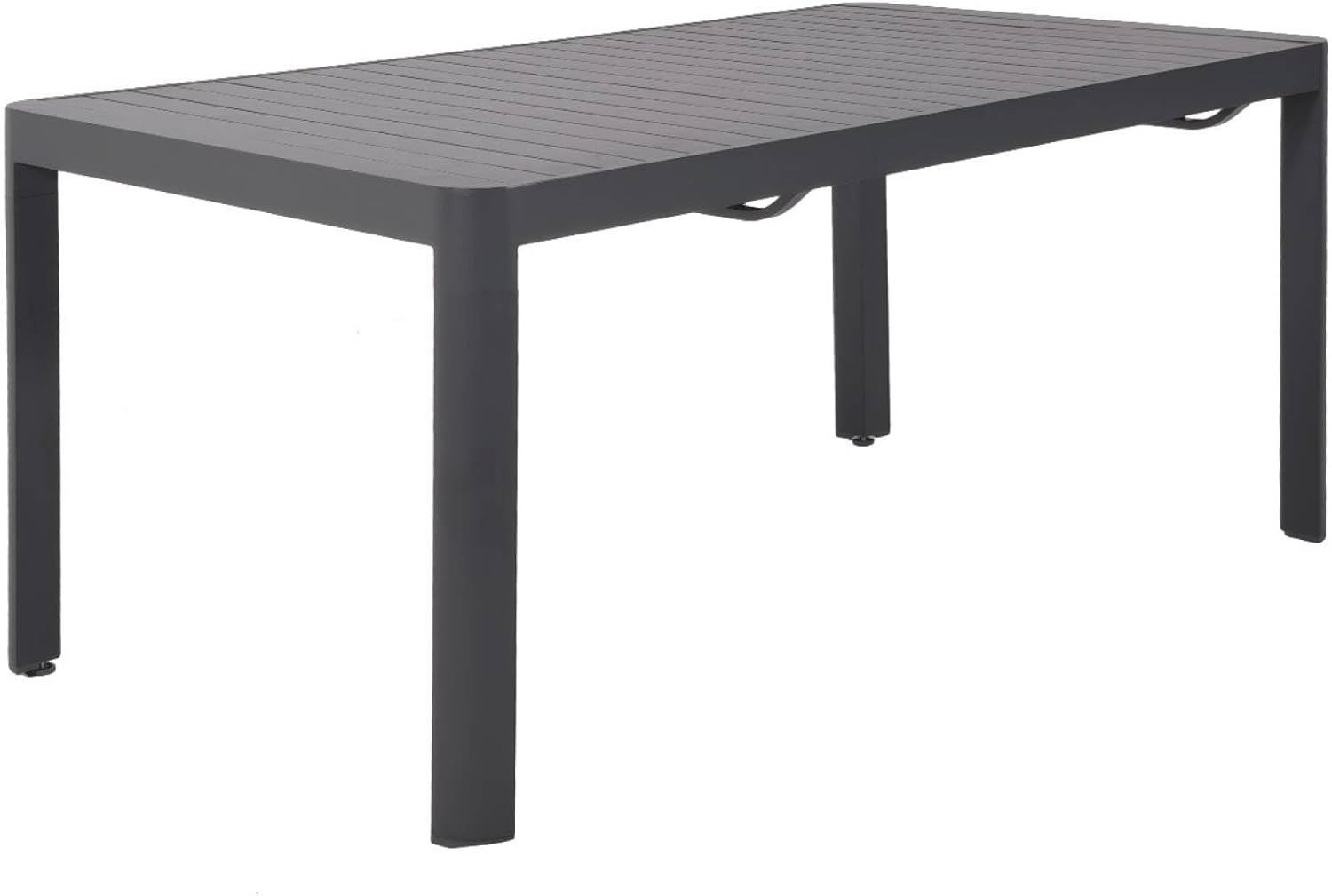 Underside view of the sweeek Lunea table showing the extension mechanism