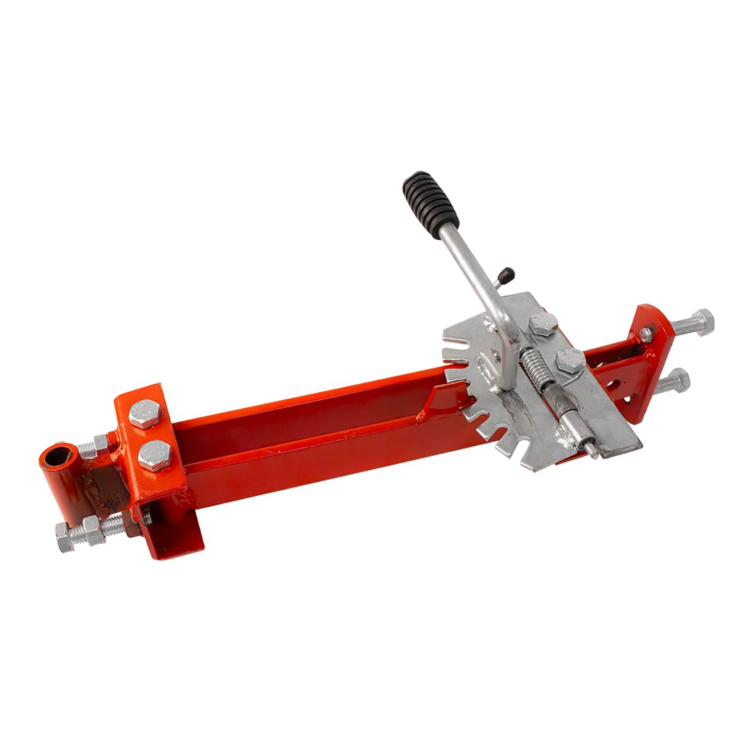 Bricoferr Enganche de arados con ajustador de posición lateral 45 cm