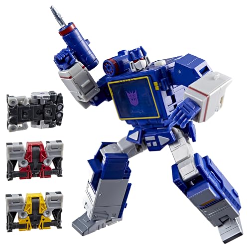 Transformers Studio Series Leader Class The The Movie Soundwave 6.5-Inch Converting Action Figure, Robot Toys for Ages 8+
