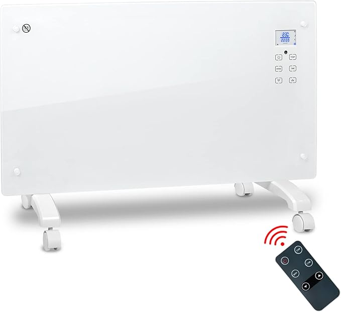LZQ Heizung Elektrisch, Heizgeräte Glaskonvektor Heizkörper Elektrisch, Smart Elektroheizung ...