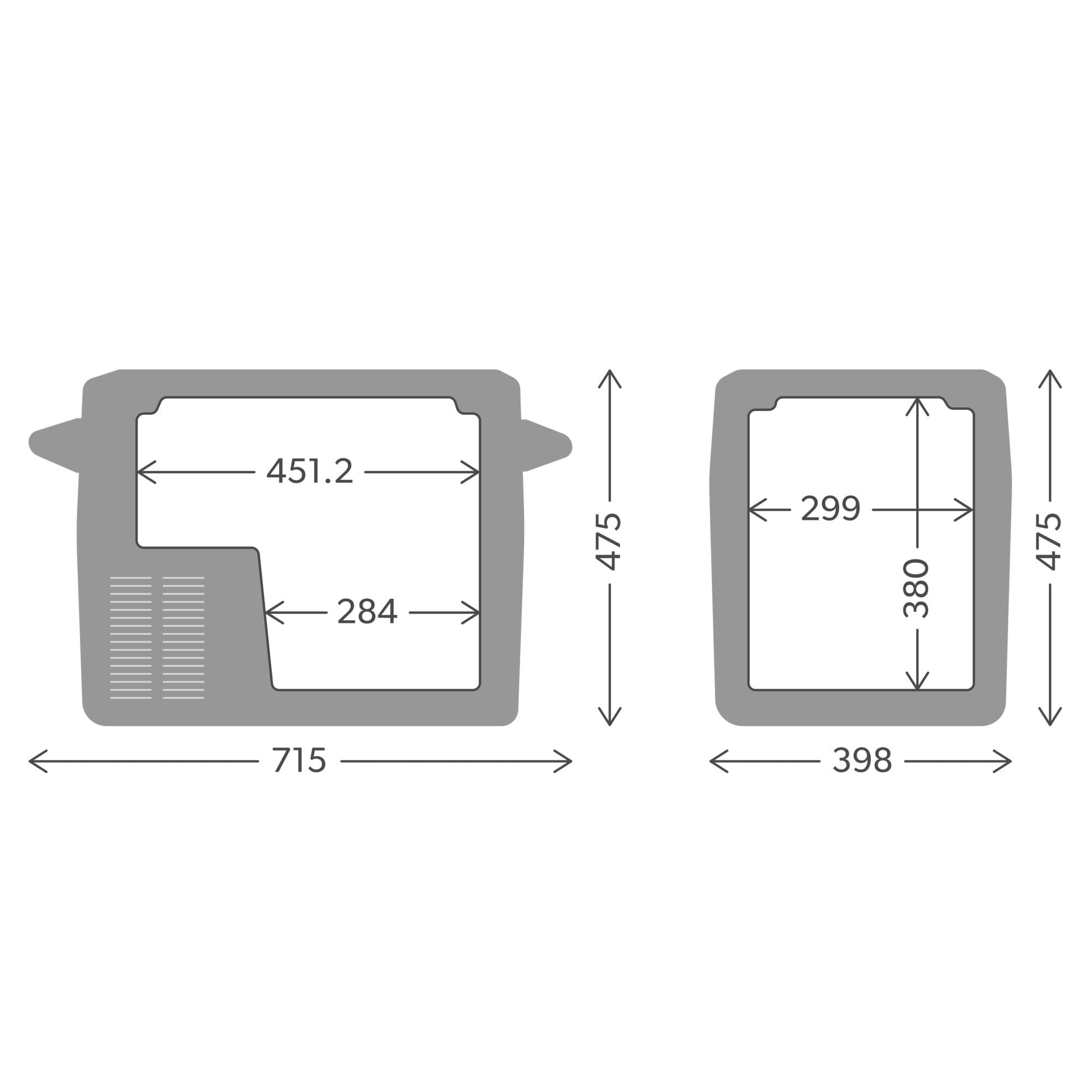 DOMETIC CFF45 Kompressor-Kühlbox 44L 12/24V 100-240V Elektrische Kühl- und Gefrierbox Tiefkühlen bis -18°C