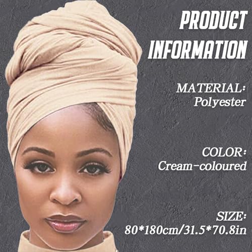 Pure Color Large Scarf for Women - Wrap Head Sweat Cloth Bandanas for Black Women Hair Wrap Sleeping3