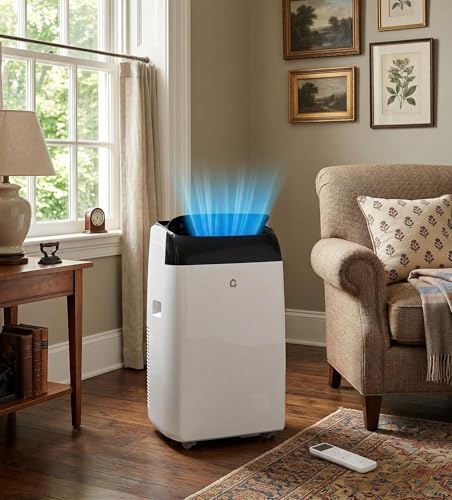 Image of 14,000BTU Portable Air Conditioner Dual Motor Technology, 3-in-1 AC Unit with Dehumidifier & Fan, Cools Rooms up to 550 Sq.Ft, Ultra Quiet 52dB Operation with Smart Sleep Mode, Remote Control, 24H Tim
