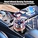 ZXRAINY Universal Car Ashtrays Intelligent Sensing For Cup Holder Smell Proof, Smokeless Ash Tray with Lid, Car Accessories Interior Gifts for Women Men, Black