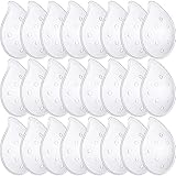48 Pcs Plastic Ventilated Eye Shields Plastic Eye Coverings with Small Hole Transparent Eye Protections Breathable Eye Care Supplies for Patient