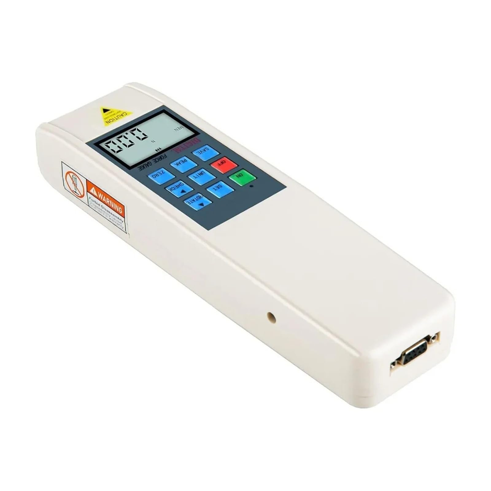 Cyfrowy miernik siły nacisku z wyjściem USB na czujnik zewnętrzny
