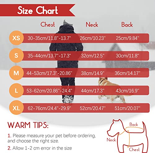 Cappotto Per Abbigliamento Invernale Per Cani Cappotto Impermeabile Per Cuccioli Caldo Giacca Riflettente Per Animali Domestici Per Cani Di Piccola Taglia Media Pug Bulldog Francese - Foto 7