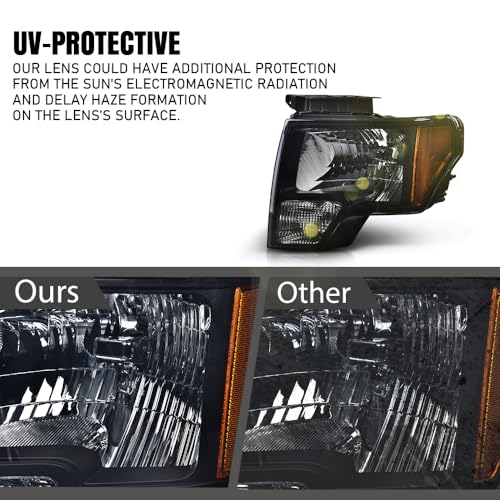 Image of G-PLUS Headlights Assembly Compatible with 2009-2013 Ford F150