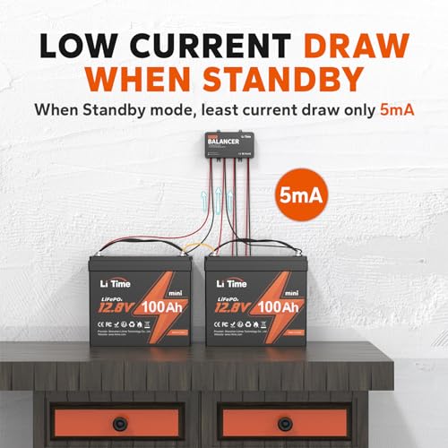 Image of LiTime 48V Battery Balancer, Active Equalizer for 24V /36V /48V Battery Banks