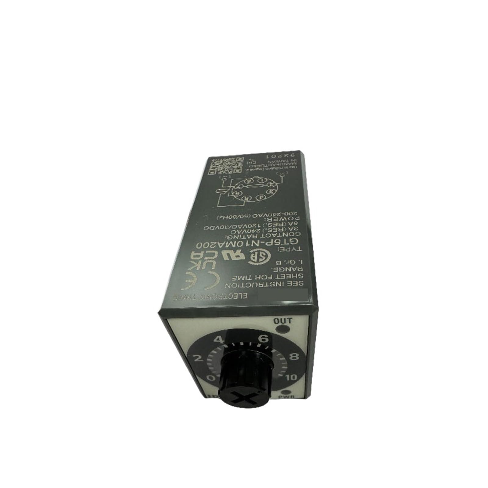 Relais temporisé GT5P-N10MA200 de commande pour moteur et automatisme