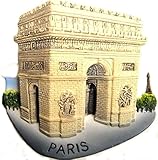 Arc De Triomphe Paris France. High Quality Resin 3d Fridge Magnet