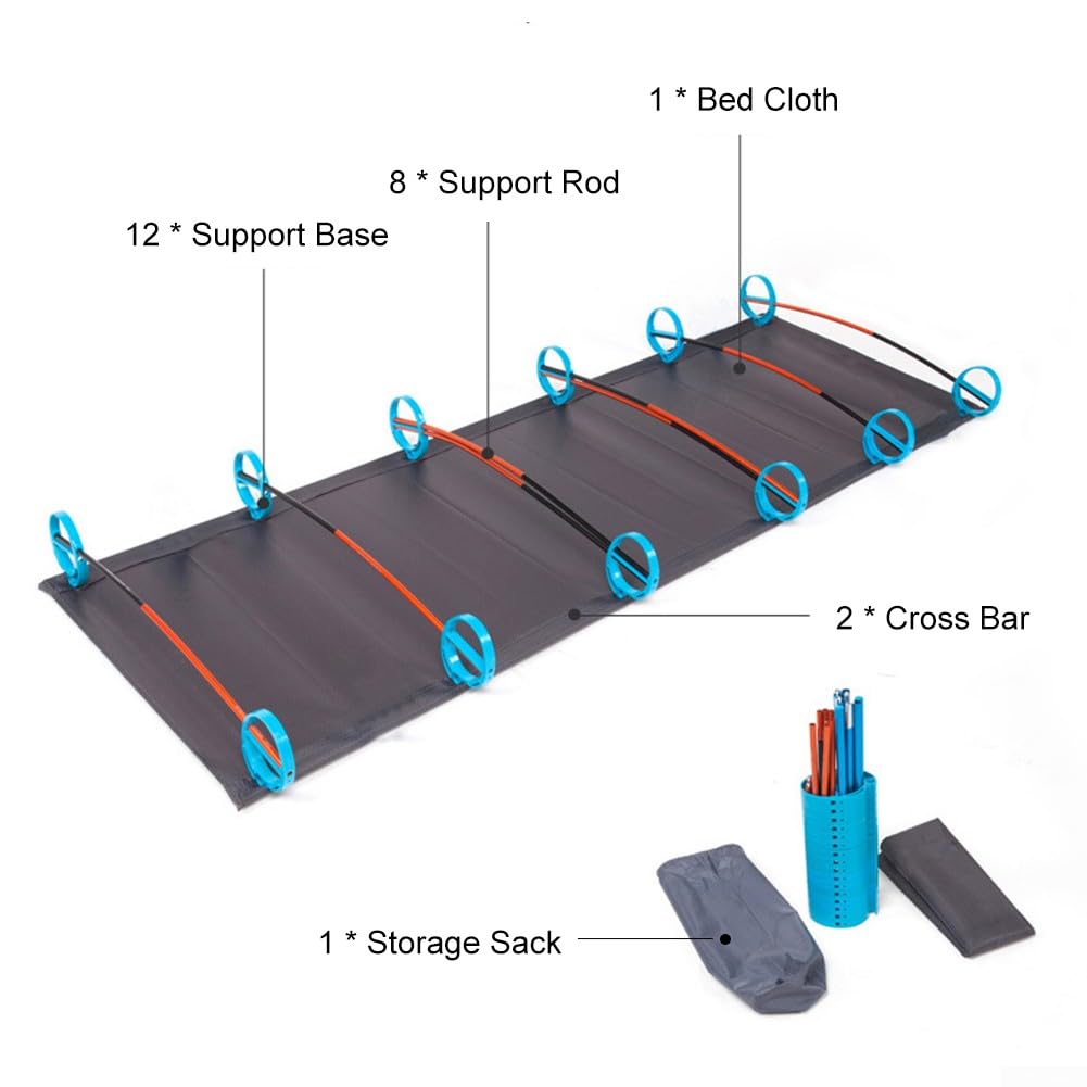 Prix D'usine De Gros Lit De Camping Pliant Portatif Compact Simple Ultraléger Extérieur,Lit De Camping Pliant Portatif Compact Simple Ultraléger Extérieur Fournisseurs