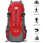 Esup 50L Hiking Backpack Men Camping Backpack with rain cover 45l+5l Lightweight Backpacking Backpack Travel Backpack - Image 2