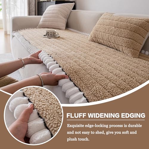 Pet Couch Covers for Sofa Non Slip Plush Cushion Protector, 27.6"x70.9" - image 3