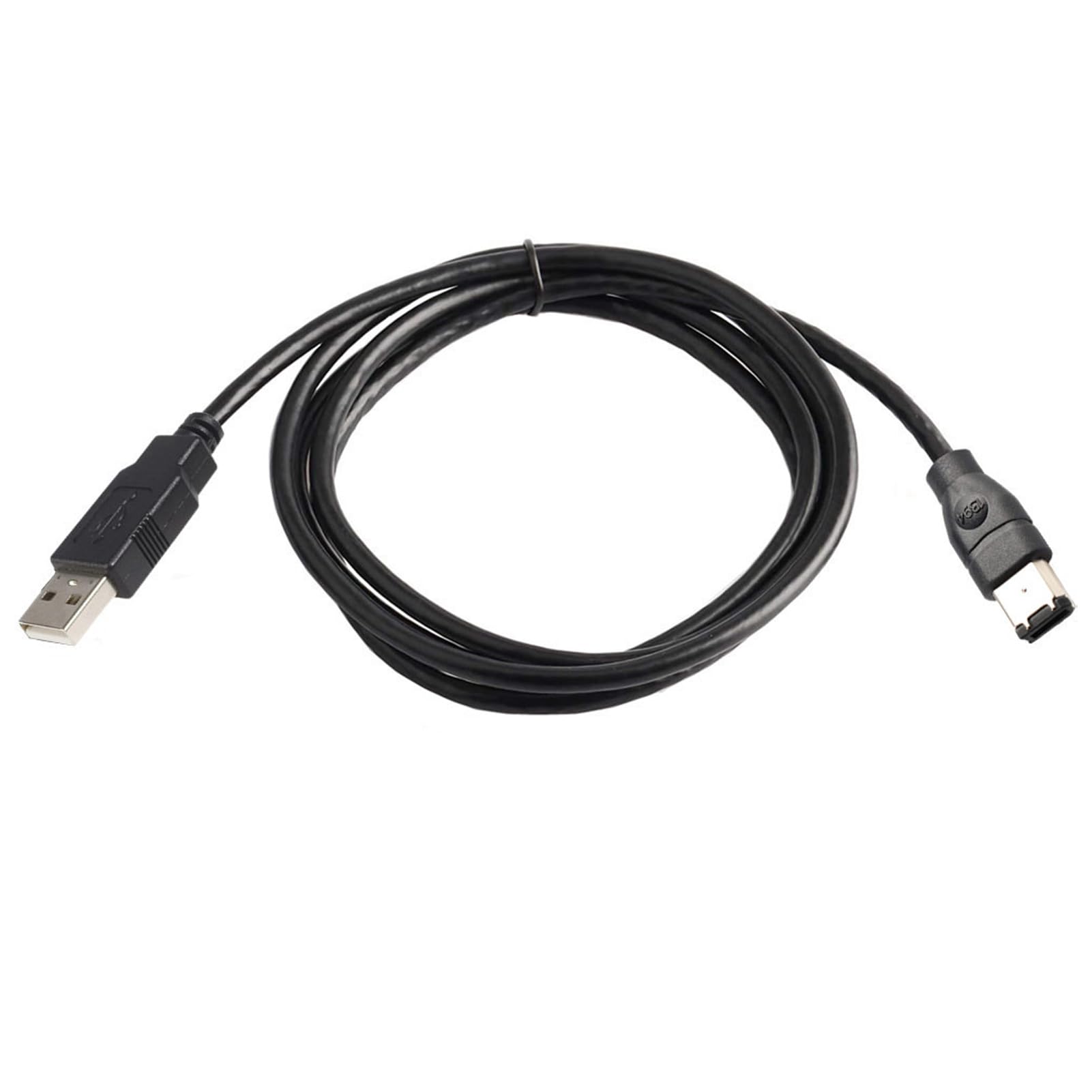Cavo adattatore Firewires 6 pin a USB da 6 piedi per stampante ABS 1394 Firewires USB AM a 6 pin USB a scheda audio 1394, 1.8 metri