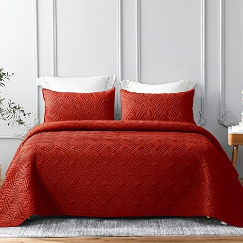 Whale Flotilla sprei/dekbedovertrek 240x260 cm, sprei van microvezel met 2 kussenslopen, zachte en lichte dekbedovertrek met strepenpatroon voor alle seizoenen, groen